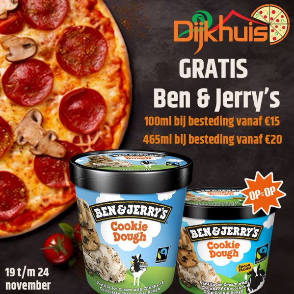 Ben & Jerry Actie